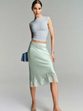 Carolina Silk Skirt - Sea Glass