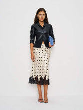 Carolina Silk Skirt - Sundae Dot