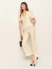 Lilibet Linen Two Piece - Sugar