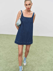 Myla Denim Mini Dress - Keila