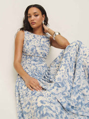 Camella Dress - Larkspur