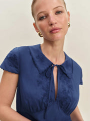 Simonette Top - French Blue
