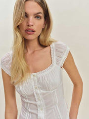 Alabama Top - Ivory