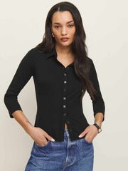 Margaret Knit Top - Black