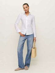 Alfie Linen Shirt - White