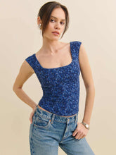 Navi Top - Blue Rose