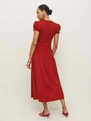 Kiria Dress - Lipstick