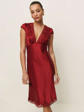 Florence Silk Dress - Sangre