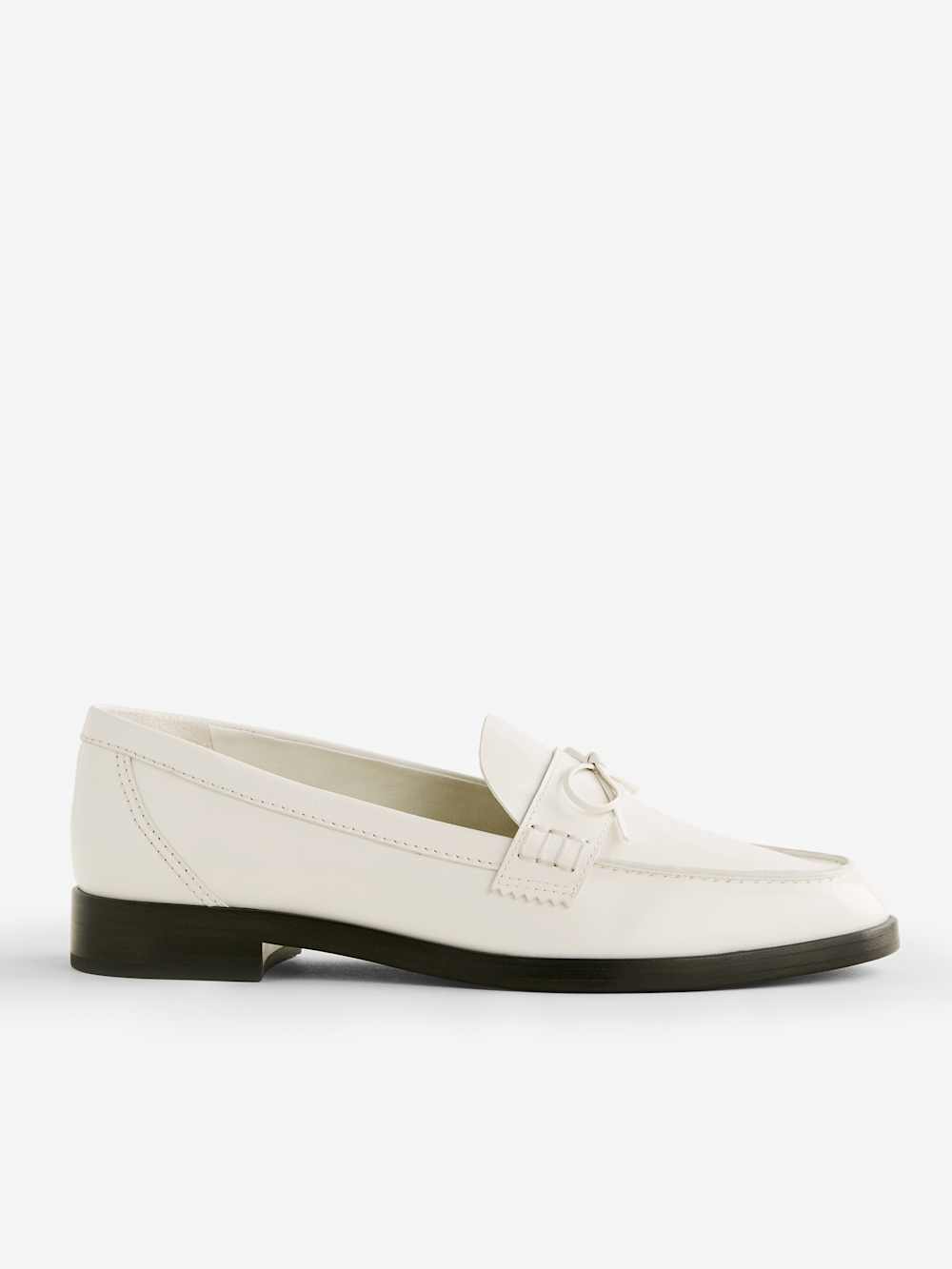 Kaylee Loafer - White Bow