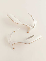 Luanna Pump - White Patent