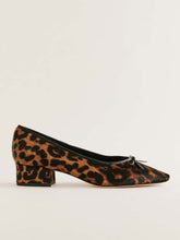 Terry Ballet Pump - Leopard Haircalf