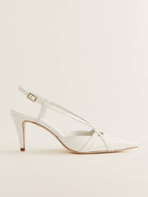 Patty Slingback Heel - White Patent