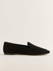 Kat Soft Loafer - Black Suede