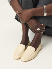 Kat Soft Loafer - Cream Puff Leather