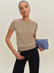 Aviva Linen Cotton Crew - Pita