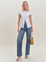 Molly Linen Shirt - White