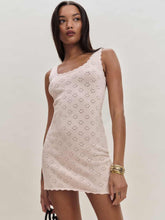 Forest Cotton Sweater Dress - Powder Pink
