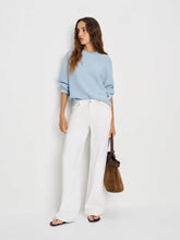 Collie Oversized Cotton Crew - Mineral