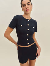 Ellen Knit Top - Navy