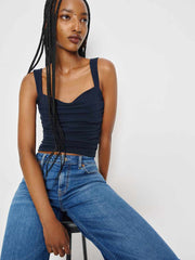 Trish Knit Top - Midnight