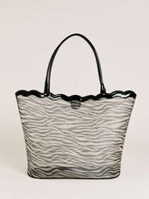 Isabella Tote - Zebra Mesh
