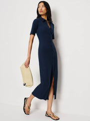 Aiden Knit Dress - Navy