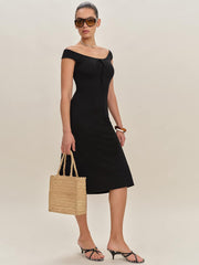 Milo Knit Dress - Black