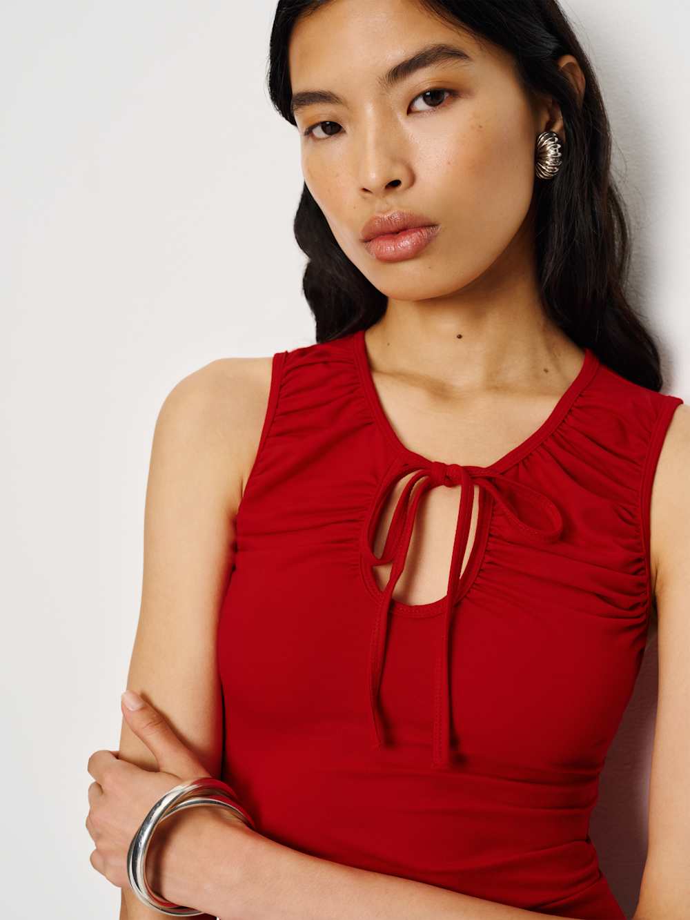 Bella Knit Top - Lipstick
