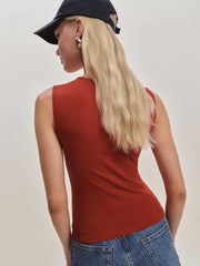 Wren Knit Top - Sundried Tomato