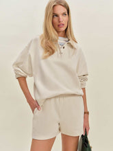 Nico Classic Polo Sweatshirt - Almond