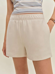 Leon Sweat Short - Almond