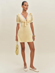 Avin Silk Dress - Blonde
