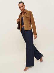 Veda Skylar Suede Shirt Jacket - Topanga Canyon