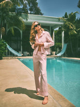 Coco Pajama Set - Hummingbird Stripe