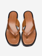 Eden Platform Thong - Pecan Black