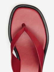 Eden Platform Thong - Scarlet Black