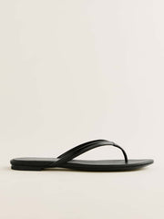 Onyx Thong Sandal - Black Snake