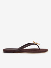 Onyx Thong Sandal - Espresso Suede Flower