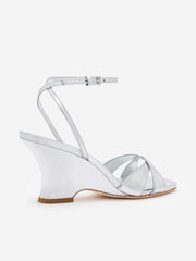 Margo Wedge Sandal - Silver