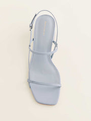 Serenity Block Heeled Sandal - Mist Leather
