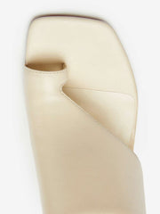 Gibson Heeled Sandal - Almond Leather