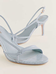 Nino Slingback Heeled Sandal - Mist Croc