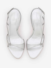 Nino Slingback Heeled Sandal - Silver