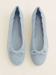 Suzanne Ballet Flat - Mist Suede