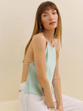 Jeany Silk Top - Sea Glass