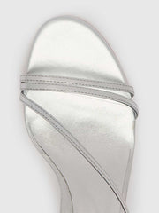 Petunia Heeled Sandal - Silver