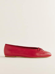 Tina Ballet Flat - Scarlet Leather