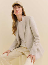 James Linen Blazer - Oatmeal