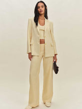 James Linen Blazer - Parmesan