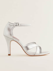 Anora Heeled Sandal - Silver